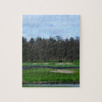Terrain de golf provocant