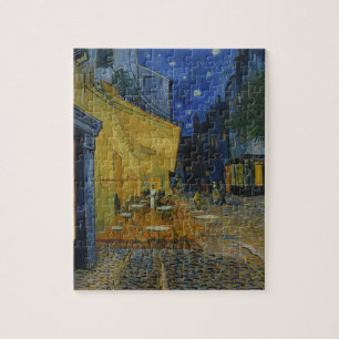 Puzzle Terrasse du Café La Nuit Étoilée Vibrante par Van 