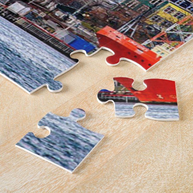 Puzzle Terre-Neuve, photo de paysage urbain, (Côté)
