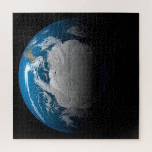 Puzzle Terre Pleine Montrant Des Nuages Simulés Sur L'Ant