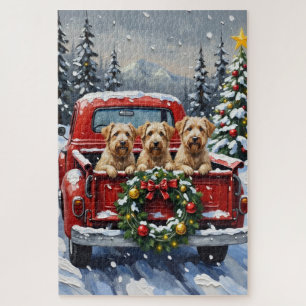 Puzzle Tervueren Noël Camion Rouge Fête Cadeau