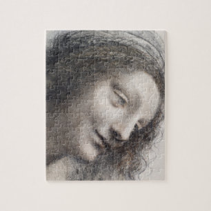 Puzzle Tête de la Vierge, esquisse de Léonard de Vinci, A