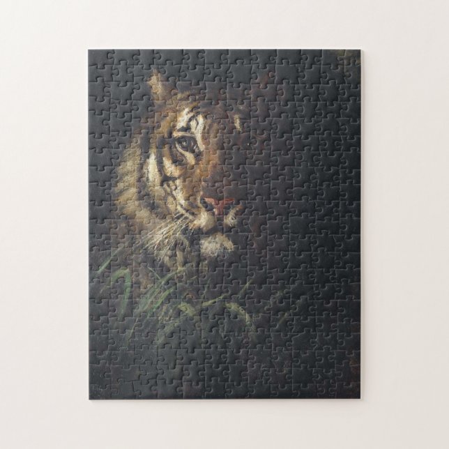 Puzzle Tête de tigre (par Abott Handerson Thayer) (Vertical)