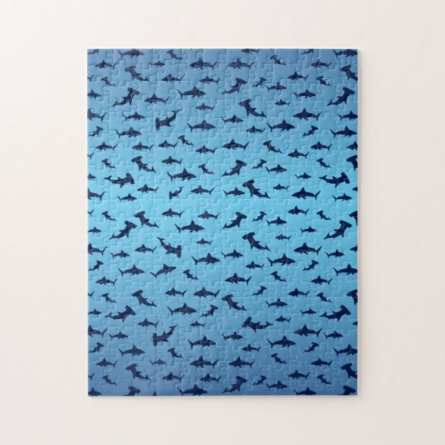Puzzle Têtes de marteau et requins (Vertical)