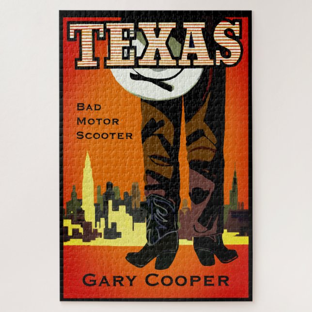 Puzzle Texas City Cowboy (Vertical)