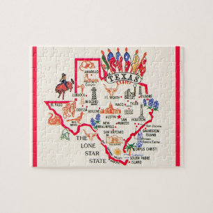Puzzle Texas - État de la Lone Star