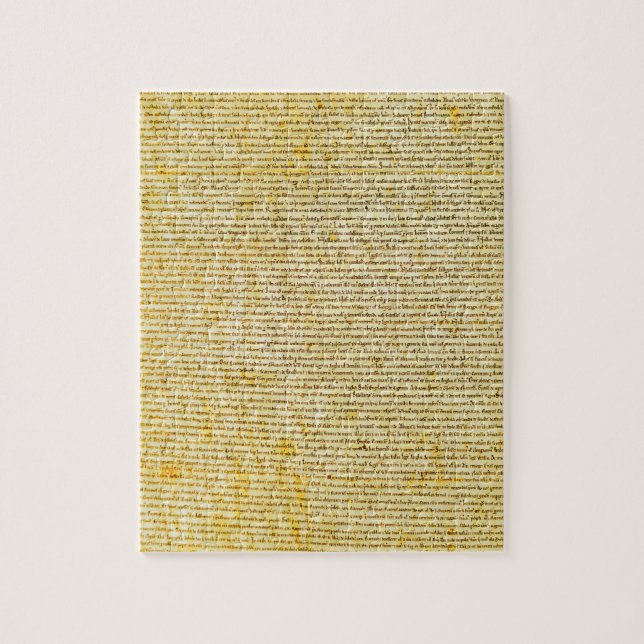 Puzzle Texte de la Magna Carta (Vertical)