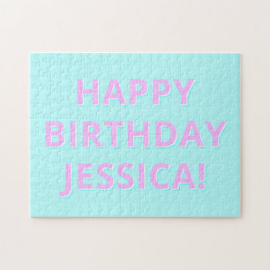 Puzzle Texte personnalisable Joyeux Anniversaire à tout n