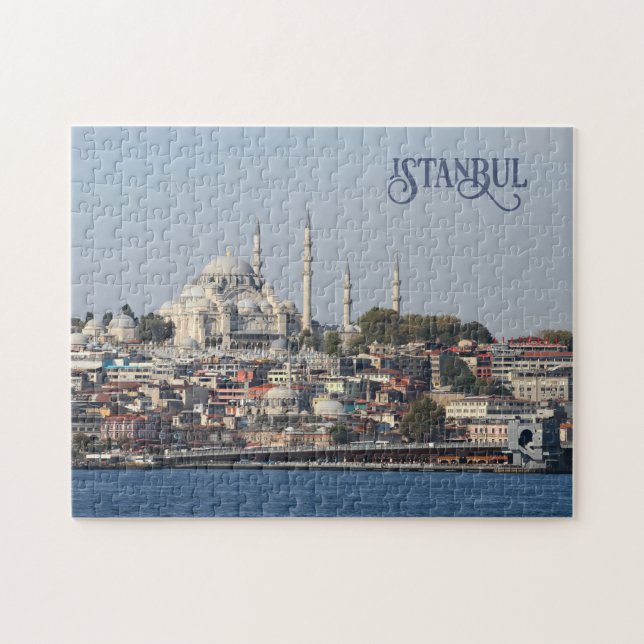 Puzzle Texte personnalisé Istanbul (Horizontal)