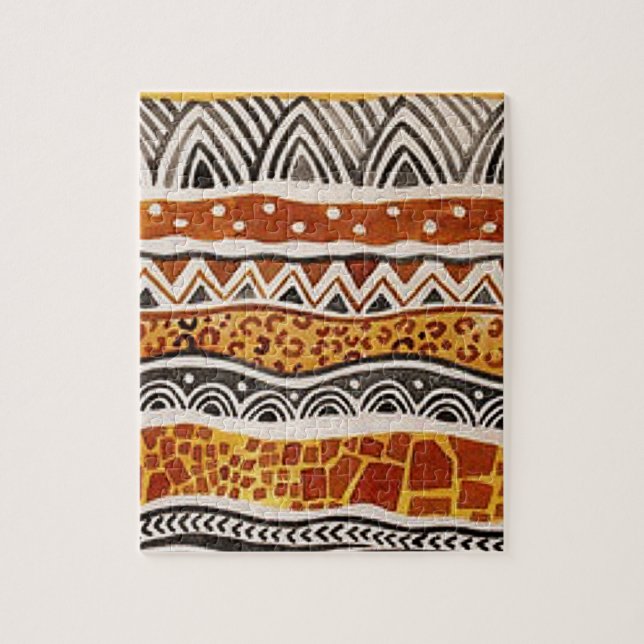 PUZZLE TEXTILE AFRICAIN (Vertical)