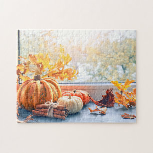 Puzzle Thanksgiving Photographie Citrouille Photographie 