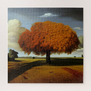 Puzzle The Autumn Oak Fine Art Surreal Style  