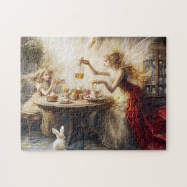 Puzzle Thé de Pâques Fée Papillon et Lapins Magie de Prin