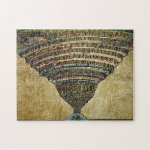 Puzzle The Map of Hell, Abyss of Hell - Sandro Botticelli
