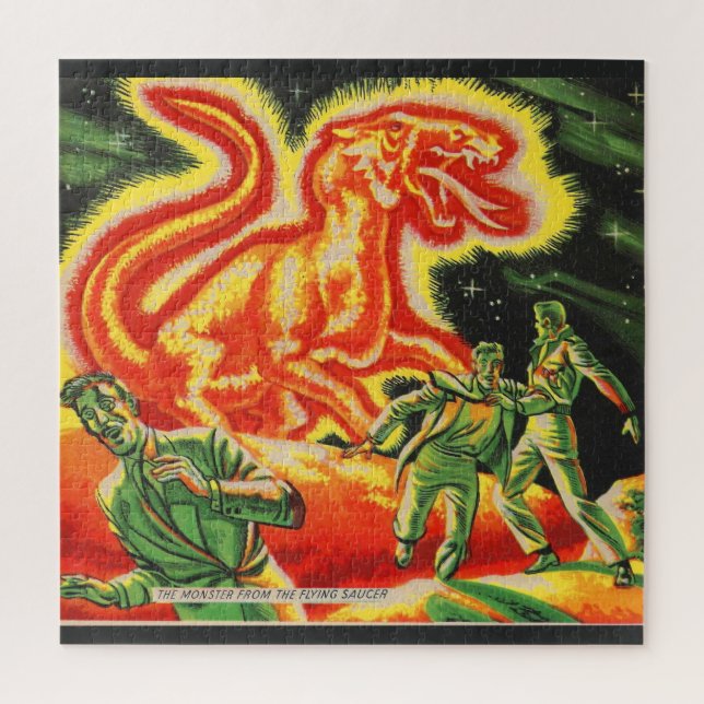 Puzzle The Monster From the Flying Saucer (Vertical)