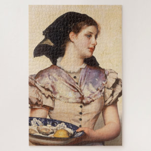 Puzzle The Oyster Girl (par Karl Gussow)