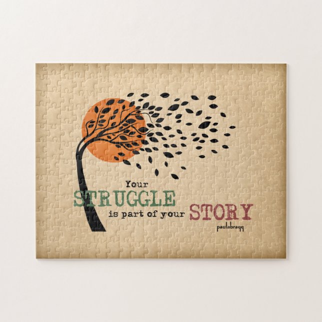 Puzzle The Struggle fait partie de votre histoire : Devis (Horizontal)