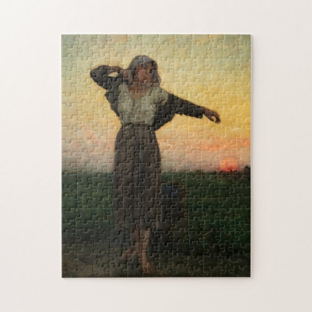 Puzzle The Tired Gleaner, 1880 par Jules Breton (Vertical)