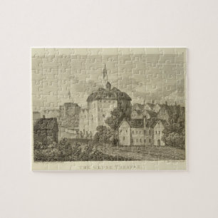 Puzzle Théâtre de The Globe sur le Bankside comme il est