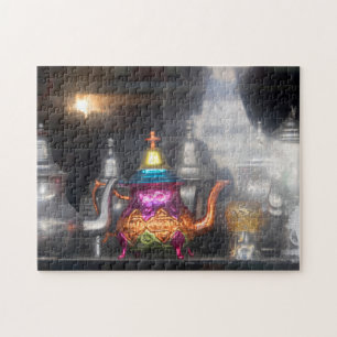 Puzzle Théières à vendre au marché