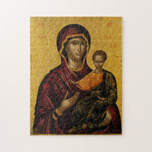 Puzzle Theotokos et le Christ Enfant, Emmanuel Lampardos