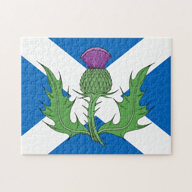 Puzzle Thistle écossais et sel (Horizontal)