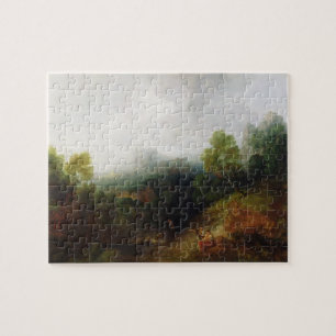 Puzzle Thomas Gainsborough   une vallée de montagne avec