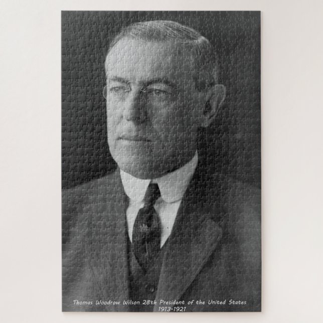 Puzzle Thomas Woodrow Wilson 28e président des États-Unis (Vertical)