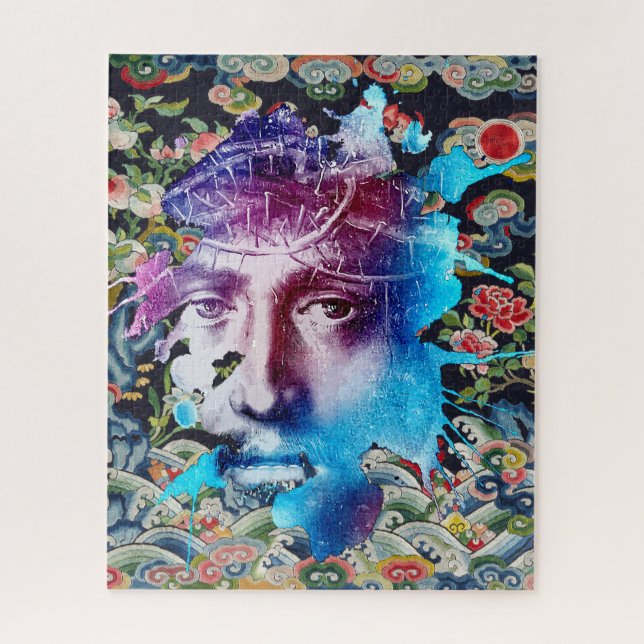 Puzzle Thorn Crown Jésus Christ Passion Art Abstrait (Vertical)