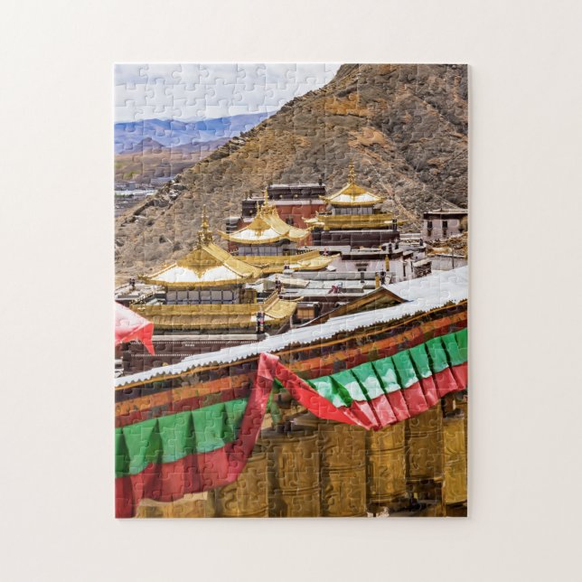 Puzzle Tibet, Shigatse - Monastère de Tashilumpo (Vertical)