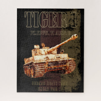 Puzzle Tiger I Allemand 2ÈME GUERRE MONDIALE de chars lou