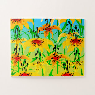 Puzzle Tiger Lilies