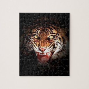Puzzle Tiger - Wild Big Cats Animals Art