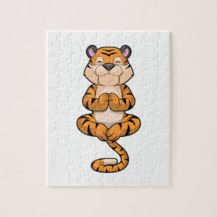Puzzle Tigre au Yoga Fitness