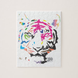 Puzzle Tigre d'arc-en-ciel