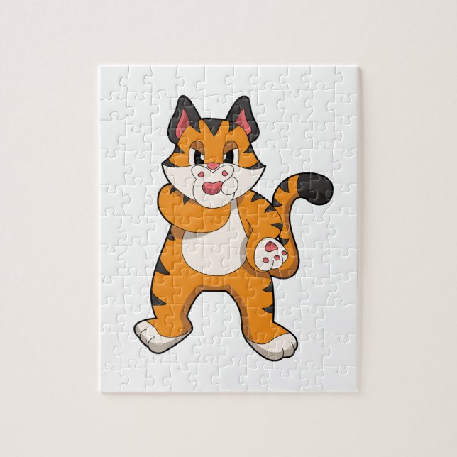 Puzzle Tigre silencieux (Vertical)