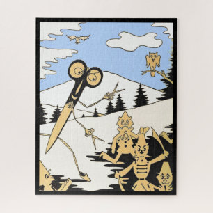 Puzzle tirage de ciseaux meurtriers