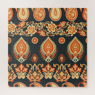 Puzzle Tissu ethnique oriental Paisley