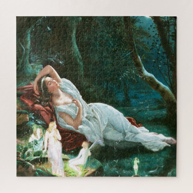 Puzzle Titania Dormir au clair de lune - Simmons Art (Vertical)