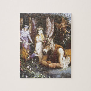 Puzzle Titania et le fond de la fée Vintage