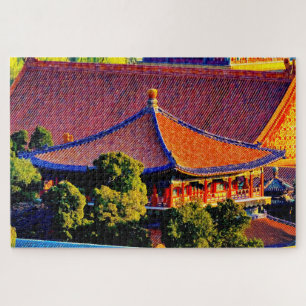 Puzzle Toit du Pavillon Bleu Cité Interdite