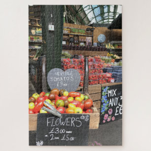 Puzzle Tomates, Borough Market, Londres, Royaume-Uni