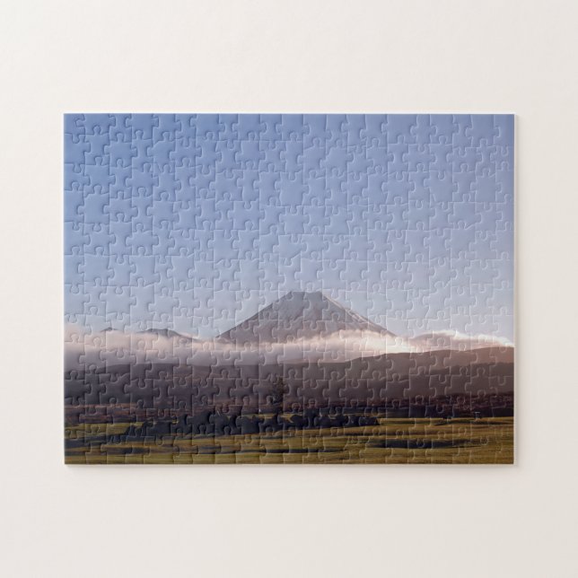 Puzzle Tongariro, Vulcano et Nouvelle-Zélande /Aotearoa (Horizontal)