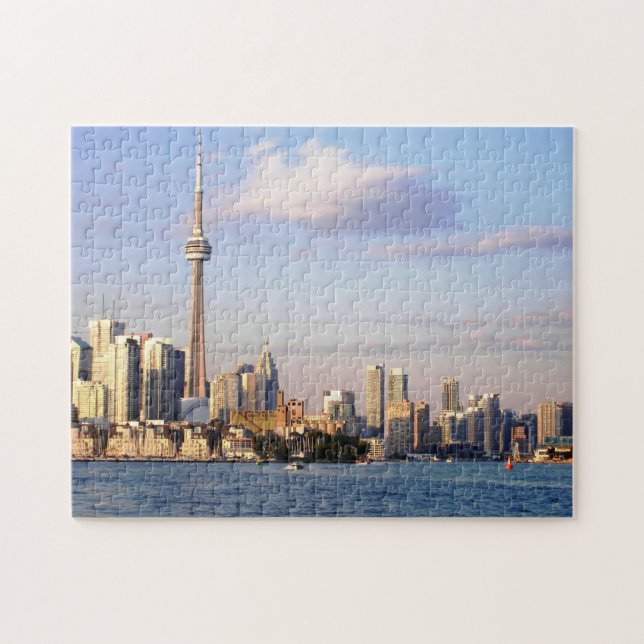Puzzle Toronto Canada skyline ville. (Horizontal)