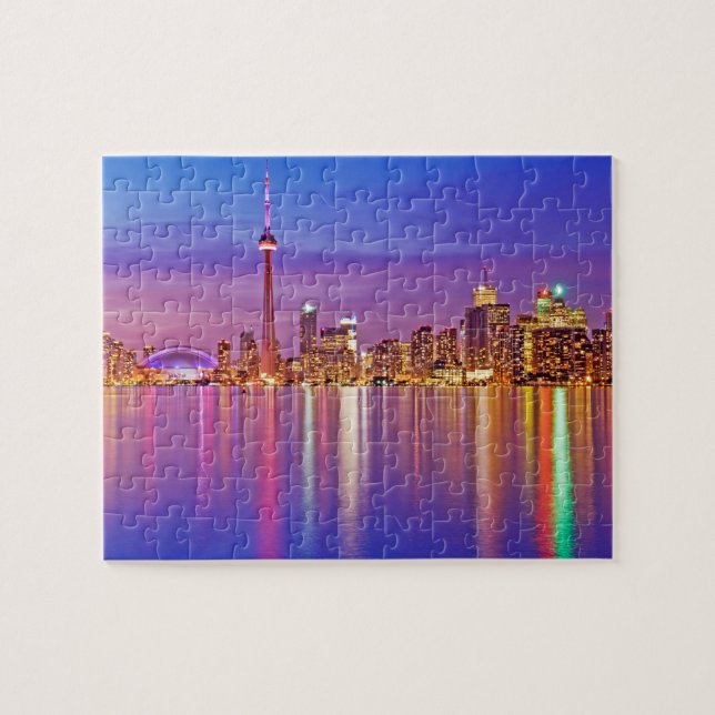Puzzle Toronto Skyline à Dusk (Horizontal)
