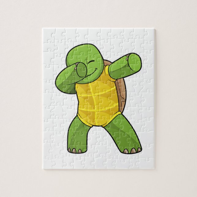 Puzzle Tortue à Hip hop Dance Dab (Vertical)