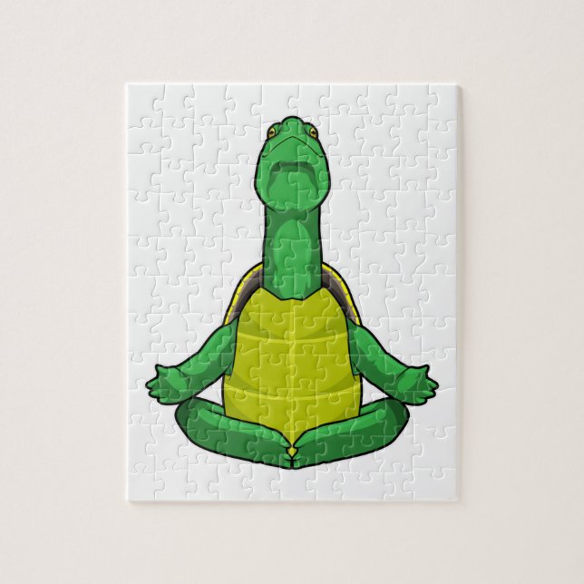 Puzzle Tortue à la méditation de Yoga (Vertical)