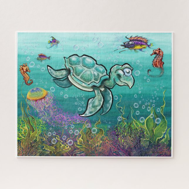 Puzzle Tortue de mer (Horizontal)