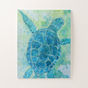 Puzzle Tortue de mer bleue