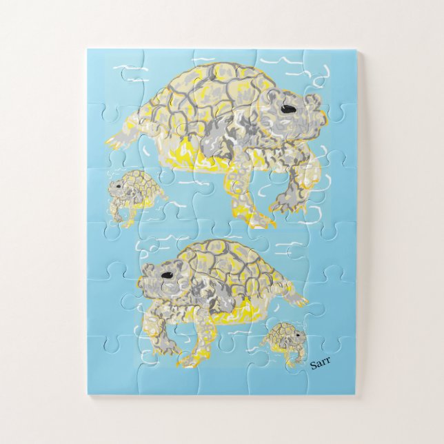 Puzzle Tortue de mer / Tortue (Vertical)